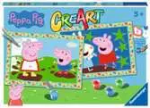 CreArt Prasátko Peppa Kreativní a výtvarné hračky;CreArt Malování pro děti - Ravensburger
