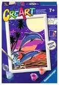 CreArt Serie E - Delfines juguetones Juegos Creativos;CreArt Niños - Ravensburger
