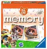 memory® 44 Gatti, Gioco Memory per Famiglie, Età Raccomandata 4+, 72 Tessere Giochi in Scatola;memory® - Ravensburger