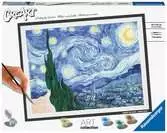 CreArt - 30x40 cm - Van Gogh - La nuit étoilée Loisirs créatifs;Numéro d art - Ravensburger