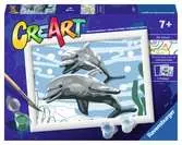 Pod of Dolphins Loisirs créatifs;Numéro d art - Ravensburger