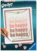 CreArt Buď šťastný: Be happy Kreativní a výtvarné hračky;CreArt Malování pro dospělé - Ravensburger