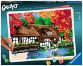 Mill at Blautopf Loisirs créatifs;Peinture - Numéro d’art - Ravensburger