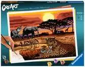 Savannah Landscapes Loisirs créatifs;Peinture - Numéro d’art - Ravensburger