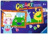 CreArt Serie Junior: 2 x Monsters Giochi Creativi;CreArt Junior - Ravensburger