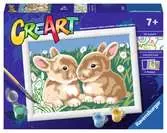 CreArt Serie E Classic - Teneri coniglietti Giochi Creativi;CreArt Bambini - Ravensburger