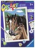 CreArt Serie D Classic - Caballos en los pastos Juegos Creativos;CreArt Niños - Ravensburger