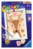 CreArt Roztomilý jelen Kreativní a výtvarné hračky;CreArt Malování pro děti - Ravensburger