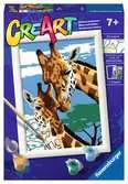 Cute Giraffes Loisirs créatifs;Numéro d art - Ravensburger