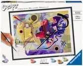 CreArt - 30x40 cm - Kandinsky : Yellow, Red, Blue Loisirs créatifs;Numéro d art - Ravensburger