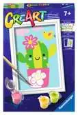 CreArt Veselý kaktus Kreativní a výtvarné hračky;CreArt Malování pro děti - Ravensburger