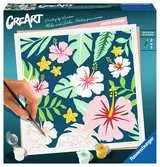 CreArt 20x20 cm exotic Loisirs créatifs;Peinture - Numéro d’art - Ravensburger