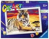 Majestic Tiger Loisirs créatifs;Peinture - Numéro d’art - Ravensburger