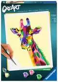 CreArt - grand - girafe Loisirs créatifs;Numéro d art - Ravensburger