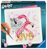 CreArt - 20x20 cm - Love Loisirs créatifs;Peinture - Numéro d’art - Ravensburger