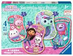 Gabby's Dollhouse 4 Large Shaped Puzzles - imagen 1 - Haga click para ampliar