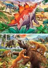 Puzzles 2x24 p - Mammouths et dinosaures - Image 2 - Cliquer pour agrandir