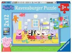 Puzzles 2x12 p - Les aventures de Peppa Pig - Image 1 - Cliquer pour agrandir