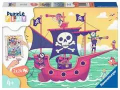 Puzzle & Play Piráti a země na dohled 2x24 dílků - obrázek 1 - Klikněte pro zvětšení