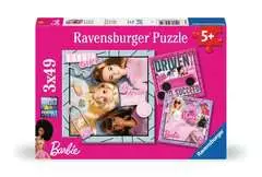 Puzzles 3x49 p - Inspire le monde ! / Barbie - Image 1 - Cliquer pour agrandir
