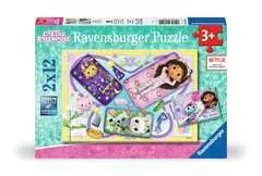 Puzzles 2x12 p - Soirée pyjama / Gabby's Dollhouse - Image 1 - Cliquer pour agrandir