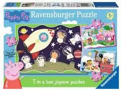 & Peppa Pig Mini-Memory 12, 16, 20, 24 Teile 10,2 cm Ravensburger Peppa Wutz Puzzle für Kinder ab 3 Jahren 21376 klassisches Bilder-Schnapp-Spiel für passende Paare