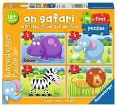 Moje první puzzle Na safari 2/3/4/5 dílků - obrázek 1 - Klikněte pro zvětšení