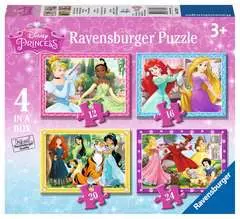 4 en 1 Puzzles évolutifs - Disney Princesses - Image 1 - Cliquer pour agrandir