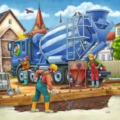 Puzzle dla dzieci 2D: Duże pojazdy budowlane 3x49 elementów - Zdjęcie 4 - Kliknij aby przybliżyć