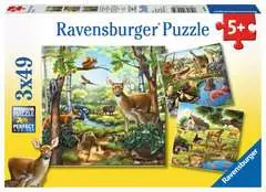 ZWIERZĘTA PUZZLE 3X49 EL. - Zdjęcie 1 - Kliknij aby przybliżyć