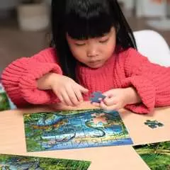 Puzzle dla dzieci 2D: Fascynujące świat dinozaurów 3x49 elementów - Zdjęcie 5 - Kliknij aby przybliżyć