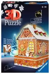 3D Puzzle, Casetta di pan di zenzero Night Edition - immagine 1 - Clicca per ingrandire