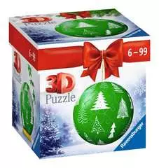 Puzzle-Ball Vánoční ozdoba zelená 54 dílků - obrázek 1 - Klikněte pro zvětšení