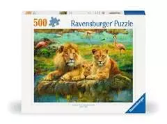 Pz Lions dans la savane 500p - Image 1 - Cliquer pour agrandir