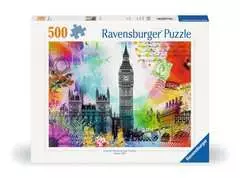 Puzzle 500 p - Carte de Londres - Image 1 - Cliquer pour agrandir