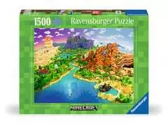 Puzzle 1500 p - Le monde de Minecraft - Image 1 - Cliquer pour agrandir