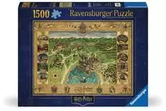 Puzzle 1500 p - La carte de Poudlard / Harry Potter - Image 1 - Cliquer pour agrandir