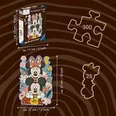 Puzzle en bois - Forme - 300 p - Mickey et Minnie - Image 3 - Cliquer pour agrandir
