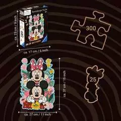 Puzzle en bois - Forme - 300 p - Mickey et Minnie - Image 3 - Cliquer pour agrandir