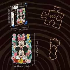 Puzzle en bois - Forme - 300 p - Mickey et Minnie - Image 4 - Cliquer pour agrandir