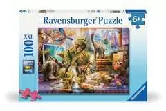 Puzzle 100 p XXL - Dinosaures dans la chambre - Image 1 - Cliquer pour agrandir