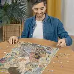 Gustav Klimt: Dáma s vějířem 1000 dílků - obrázek 2 - Klikněte pro zvětšení