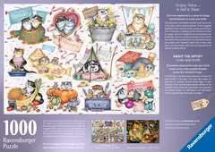 12001452 キャットカレンダー 1000ピース - 画像 3 - クリックして拡大