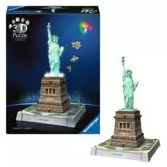 Statue de la Liberté illuminée - Image 3 - Cliquer pour agrandir