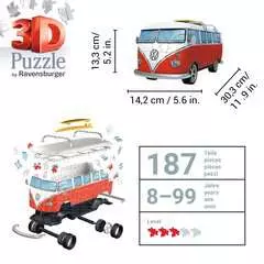 Puzzle 3D Pojazdy: Volkswagen T1 162 elementy - Zdjęcie 7 - Kliknij aby przybliżyć