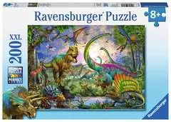 Puzzle 200 p XXL - Le royaume des dinosaures - Image 1 - Cliquer pour agrandir