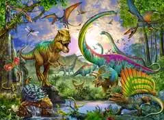 Puzzle 200 p XXL - Le royaume des dinosaures - Image 2 - Cliquer pour agrandir