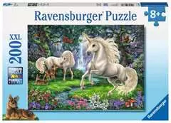Puzzle dla dzieci 2D: Tajemnicze jednorożce 200 elementów - Zdjęcie 1 - Kliknij aby przybliżyć
