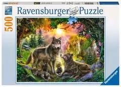 Puzzle 2D: Rodzina wilków 500 elementów - Zdjęcie 1 - Kliknij aby przybliżyć