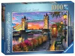 Západ slunce u Tower Bridge 1000 dílků - obrázek 1 - Klikněte pro zvětšení